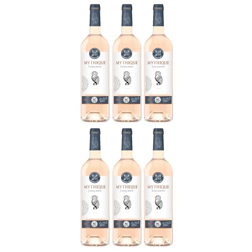 Mythique Languedoc Rosé Roséwein Wein Trocken Languedoc Frankreich inkl. FeinWert E-Book (6 x 0,75l) von FeinWert