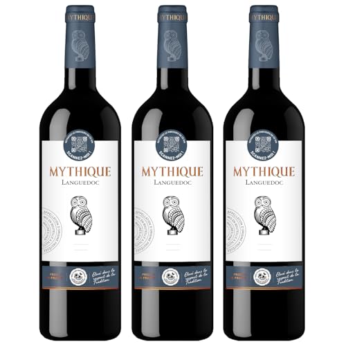 Mythique Languedoc Rouge Rotwein Wein Trocken Languedoc Frankreich inkl. FeinWert E-Book (3 x 0,75l) von FeinWert