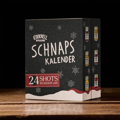 O'Donnell Moonshine Micro Schnaps-Adventskalender Inkl. FeinWert E-Book (Advent 2024) von FeinWert