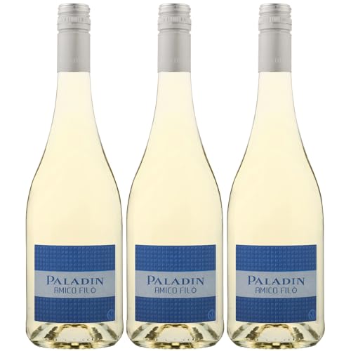 Paladin Paladin Amico Filò Vino Bianco Frizzante Trocken Frizzante Vegan Italien inkl. FeinWert E-Book (3 x 0,75 l) von FeinWert