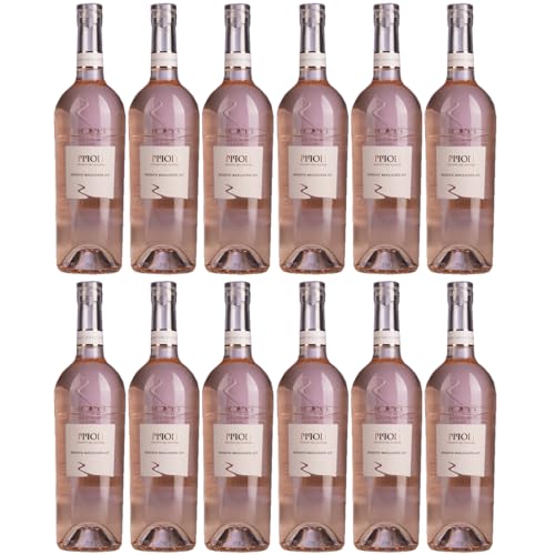 Pipoli Basilicata IGT Rosato Aglianico Roséwein trocken Italien inkl. FeinWert E-Book (12 x 0,75l) von FeinWert