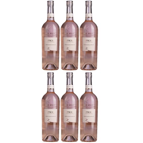 Pipoli Basilicata IGT Rosato Aglianico Roséwein trocken Italien inkl. FeinWert E-Book (6 x 0,75l) von FeinWert