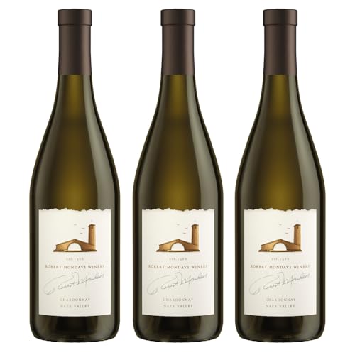 Robert Mondavi Napa Valley Chardonnay Weisswein weiss trocken USA inkl. FeinWert E-Book (3 x 0,75l) von FeinWert