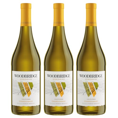 Robert Mondavi Woodbridge Chardonnay Weisswein weiss trocken USA inkl. FeinWert E-Book (3 x 0,75l) von FeinWert