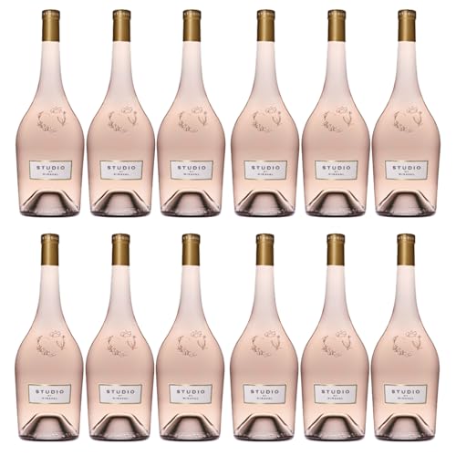 STUDIO by Miraval Rosé Méditerranée IGP Magnum Roséwein Trocken Frankreich inkl. FeinWert E-Book (12 x 1,5l) von FeinWert