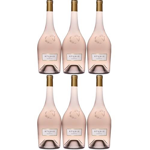 STUDIO by Miraval Rosé Méditerranée IGP Magnum Roséwein Trocken Frankreich inkl. FeinWert E-Book (6 x 1,5l) von FeinWert