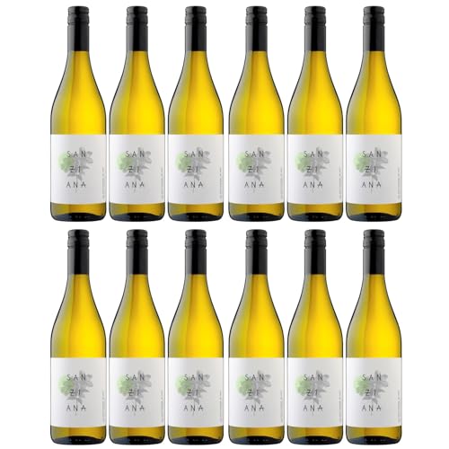 Sanziana Sauvignon Blanc Trocken Weißwein Rumänien inkl. FeinWert E-Book (12 x 0,75l) von FeinWert