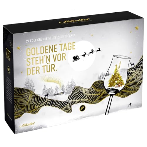 Scheibel Adventskalender Weihnachten Sonderedition Schnaps Likör Brandy Whisky Deutschland Inkl. FeinWert E-Book von FeinWert