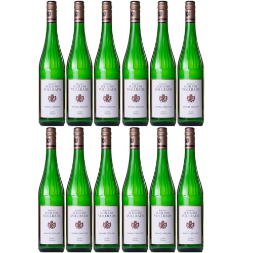 Schloss Vollrads Winkel Riesling trocken VDP. ORTSWEIN trocken Weißwein Bio Deutschland inkl. FeinWert E-Book (12 x 0,75l) von FeinWert