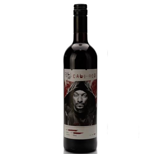 Snoop Dogg Cali Red red Blend Rotwein Wein Halbtrocken Kalifornien Inkl FeinWert E-Book (1 x 0,75l) von FeinWert