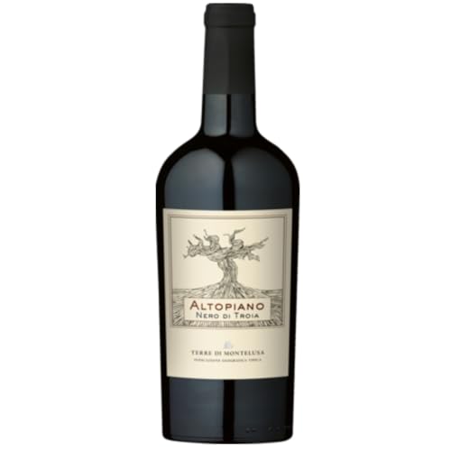 Terre di Montelusa Altopiano Nero di Troia Puglia IGT Rotwein Trocken Vegan Italien inkl. FeinWert E-Book (1 x 0,75l) von FeinWert