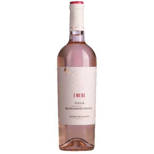 Vigneti del Salento I Muri Puglia Negroamaro Rosato Roséwein halbtrocken Italien inkl. FeinWert E-Book (1 x 0,75l) von FeinWert