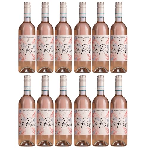 Villa San Martino Le Rive Pinot Grigio Rosato Rosewein Wein Trocken Italien inkl. FeinWert E-Book (12 x 0,75l) von FeinWert