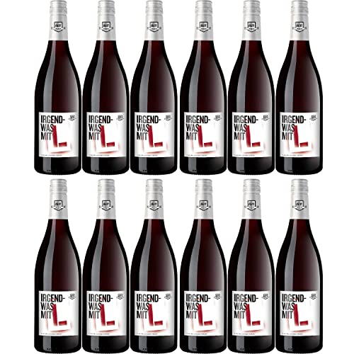 Weingut Bergdolt-Reif & Nett Irgendwas mit L Rotwein Cuvée Rot Müller-Thurgau Kerner Gewürztraminer Bacchus restsüß rot Deutschland inkl. FeinWert E-Book (12 x 0,75l) von FeinWert