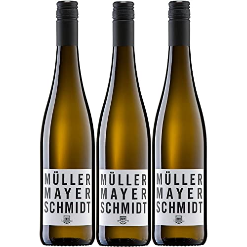 Weingut Bergdolt-Reif & Nett Müller-Mayer-Schmidt Müller-Thurgau Weißwein trocken weiß Deutschland inkl. FeinWert E-Book (3 x 0,75l) von FeinWert