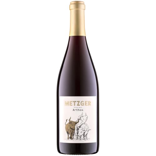 Weingut Uli Metzger „Arthos" Pinot Noir trocken Rot Deutschland inkl. FeinWert E-Book (1 x 0,75l) von FeinWert