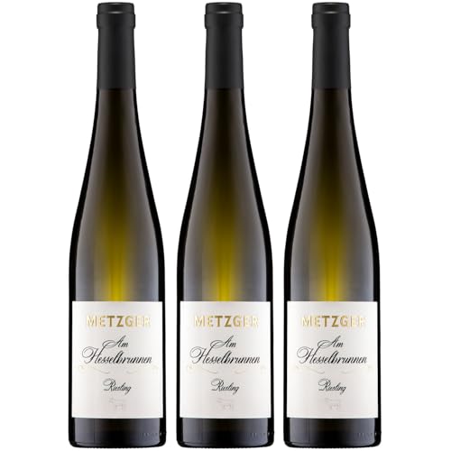 Weingut Uli Metzger Am Hesselbrunnen Riesling trocken weiß Deutschland inkl. FeinWert E-Book (3 x 0,75l) von FeinWert