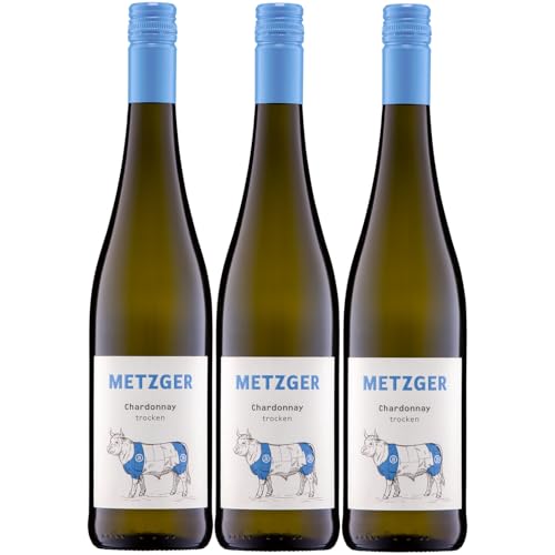 Weingut Uli Metzger Chardonnay trocken Weiß Deutschland inkl. FeinWert E-Book (3 x 0,75l) von FeinWert