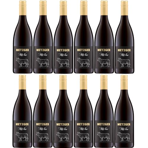 Weingut Uli Metzger Filet Noir trocken Rot Deutschland inkl. FeinWert E-Book (12 x 0,75l) von FeinWert