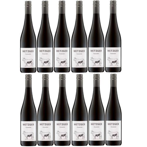 Weingut Uli Metzger Fleckvieh mild Rot Deutschland inkl. FeinWert E-Book (12 x 0,75l) von FeinWert