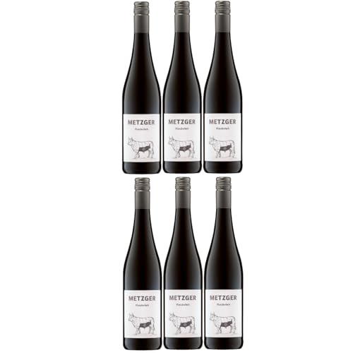 Weingut Uli Metzger Fleckvieh mild Rot Deutschland inkl. FeinWert E-Book (6 x 0,75l) von FeinWert