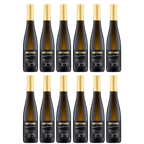 Weingut Uli Metzger Goldberg Beerenauslese trocken weiß Deutschland inkl. FeinWert E-Book (12 x 0,375l) von FeinWert