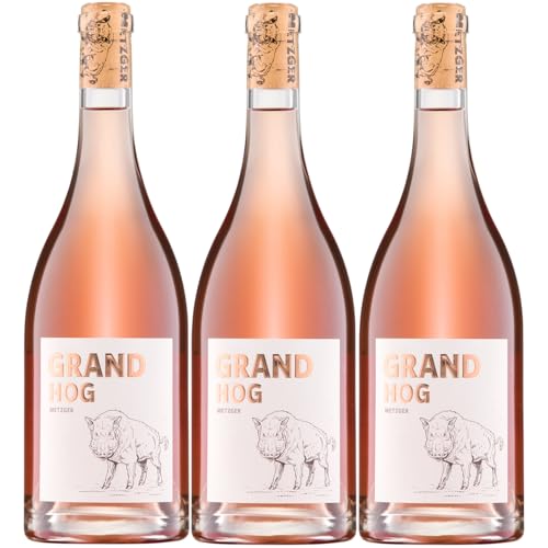 Weingut Uli Metzger Grand Hog trocken Rosé Deutschland inkl. FeinWert E-Book (3 x 0,75l) von FeinWert