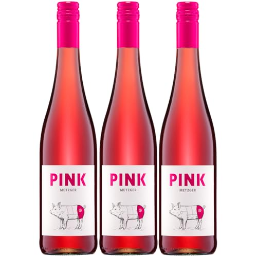 Weingut Uli Metzger PINK Rosé feinherb Rosé Deutschland inkl. FeinWert E-Book (3 x 0,75l) von FeinWert