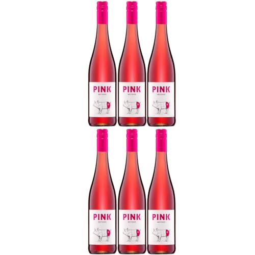 Weingut Uli Metzger PINK Rosé feinherb Rosé Deutschland inkl. FeinWert E-Book (6 x 0,75l) von FeinWert