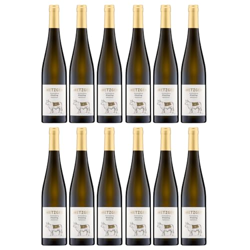 Weingut Uli Metzger Sonnenberg Riesling Halbstück trocken weiß Deutschland inkl. FeinWert E-Book (12 x 0,75l) von FeinWert