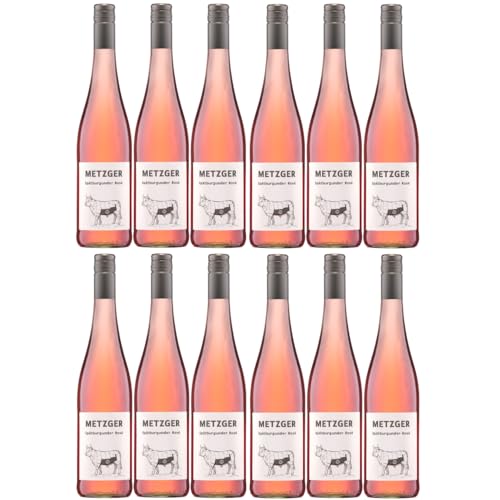 Weingut Uli Metzger Spätburgunder Rosé feinherb Rosé Deutschland inkl. FeinWert E-Book (12 x 0,75l) von FeinWert