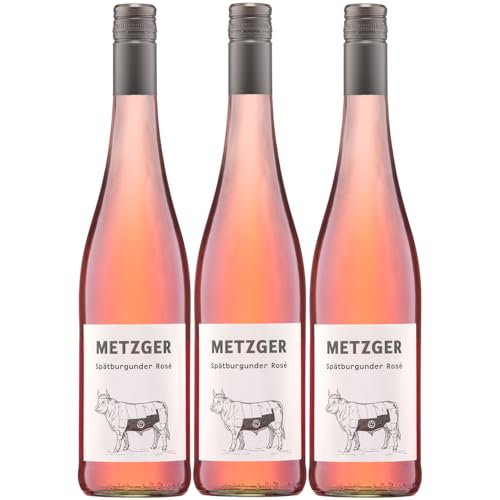 Weingut Uli Metzger Spätburgunder Rosé feinherb Rosé Deutschland inkl. FeinWert E-Book (3 x 0,75l) von FeinWert