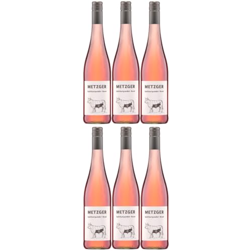 Weingut Uli Metzger Spätburgunder Rosé feinherb Rosé Deutschland inkl. FeinWert E-Book (6 x 0,75l) von FeinWert