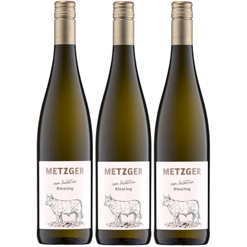 Weingut Uli Metzger vom Kalkstein Riesling trocken Weiß Deutschland inkl. FeinWert E-Book (3 x 0,75l) von FeinWert