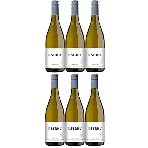 Winzerhof Stahl "Best of" Silvaner QBA Weißwein trocken Vegan Franken Deutschland Inkl. FeinWert E-Book (6 x 0,75l) von FeinWert