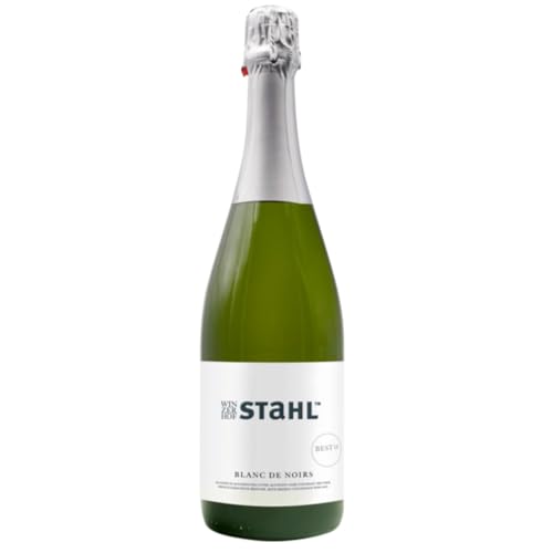 Winzerhof Stahl "Best of" Blanc de Noirs Sekt brut nature Schaumwein trocken Vegan Franken Deutschland Inkl. FeinWert E-Book (1 x 0,75l) von FeinWert