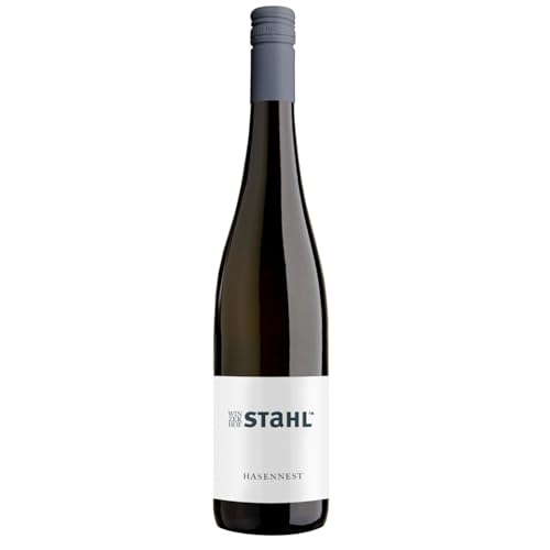 Winzerhof Stahl Hasennest Müller Thurgau QBA Weißwein trocken Vegan Franken Deutschland Inkl. FeinWert E-Book (1 x 0,75l) von FeinWert