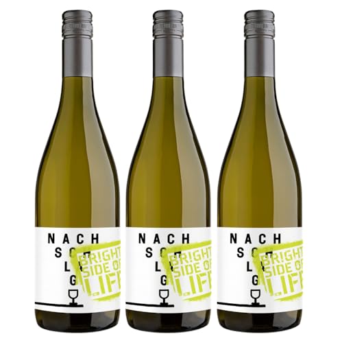 Winzerhof Stahl Nachschlag "Bright Side of Life" Weißwein trocken Vegan Franken Deutschland Inkl. FeinWert E-Book (3 x 0,75l) von FeinWert