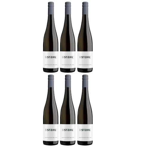 Winzerhof Stahl Sauvignon Blanc QBA Weißwein trocken Vegan Franken Deutschland Inkl. FeinWert E-Book (6 x 0,75l) von FeinWert