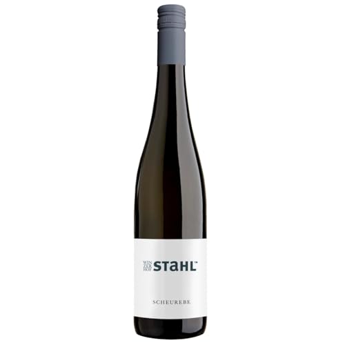 Winzerhof Stahl Scheurebe QBA Weißwein trocken Vegan Franken Deutschland Inkl. FeinWert E-Book (1 x 0,75l) von FeinWert