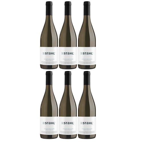 Winzerhof Stahl Steinmauer Chenin Blanc QBA Weißwein trocken Vegan Franken Deutschland Inkl. FeinWert E-Book (6 x 0,75l) von FeinWert