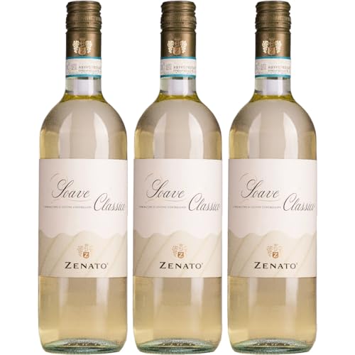 Zenato Soave Classico Weisswein Weiss trocken Italien inkl. FeinWert E-Book (3 x 0,75l) von FeinWert