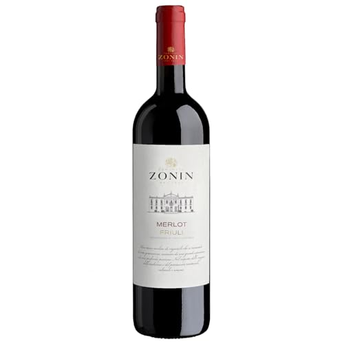 Zonin Classici Merlot DOC Friuli Aquileia Rotwein Wein Trocken Friuli Aquileia Italien inkl. FeinWert E-Book (1 x 0,75l) von FeinWert