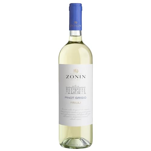 Zonin Classici Pinot Grigio Friuli DOC Weißwein Wein Trocken Friuli Aquileia Italien inkl. FeinWert E-Book (1 x 0,75l) von FeinWert