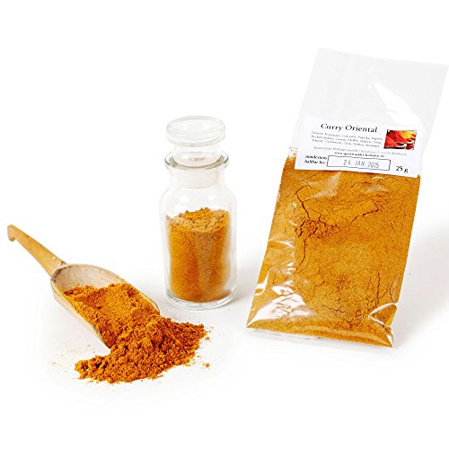 Curry Oriental, Curry-Pulver, Curry-Gewürz, Curry-Gewürzmischung, Curry-Huhn, Currygewürz, 25g von Zeelec