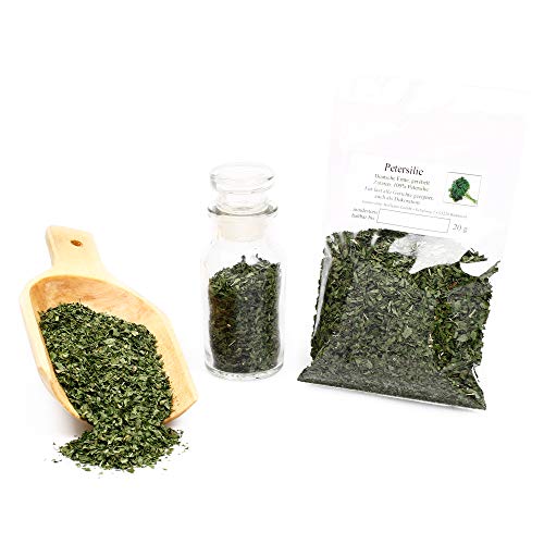 Petersilie gerebelt Kräuter getrocknet Deutsche Ernte Universalkraut Premium-Qualität, Suppengrün, Suppengewürz, Nudelgewürz, Parsley, glutenfrei, 20g von GONDMAX