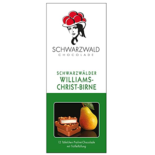 FeineHeimat Schwarzwald Chocolade Schwarzwälder Williams-Christ-Birne 100 Gramm Original aus dem Schwarzwald von FeineHeimat