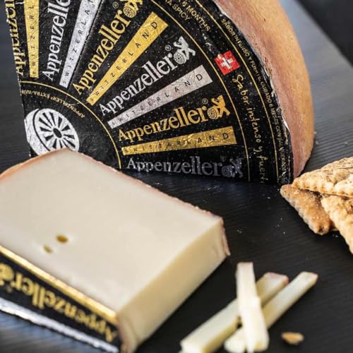 Appenzeller Käse ''Extra'' in Schwarz-Gold aus der Schweiz von Feiner Käse Hemmen