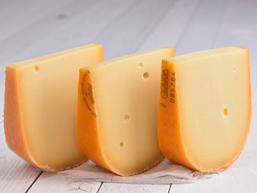 Käse Basics 'Gouda Mittelalt - aus Holland' VORTEILSPACK 3x 500g Stück mittelalter Gouda (lange Haltbarkeit durch Vakuumverpackung) von Feiner Käse Hemmen