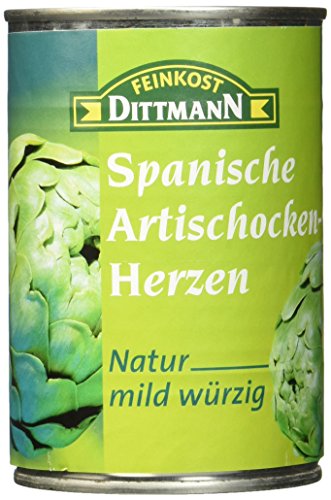 Artischoken Herzen Natur mild würzig 3er pack (3*240g) set mit 720g von Feinkost Dittmann